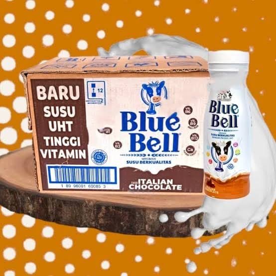 

Susu Blue Bell Minuman Susu Berkualitas Rasa Italian Coklat 200 Ml 1 Dus Isi 12 Botol