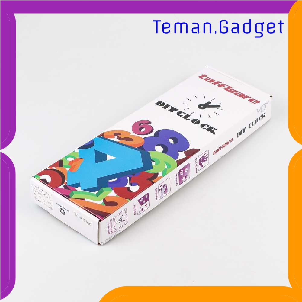 TG-PJM Taffware Jam Dinding Besar DIY Giant Glow in The Dark 80-130cm - JM-08