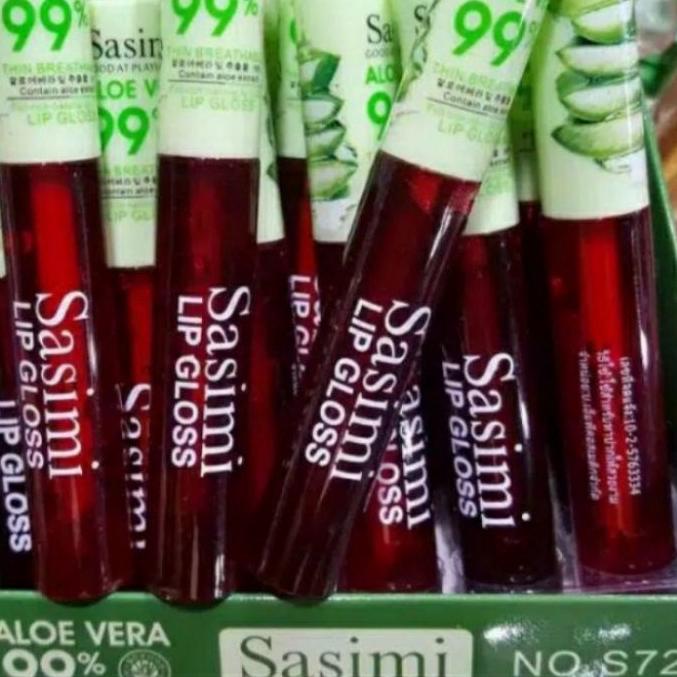◄ (PERBOK) LIPTINT SASIMI ALOEVERA ISI 24PCS // LIPTINT SASIMI // LIPTINT ALOEVERA SASIMI ♠