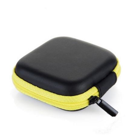 Travel Pouch - Dompet Persegi - Case Organizer - Tempat Headset Koin Kunci Kotak Penyimpanan Charger Mini