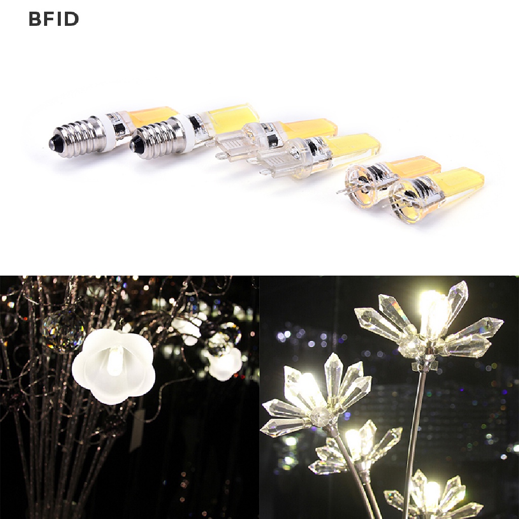 [BFID] Lampu Bohlam Mini Dimmable G4 G9 E14 COB SMD LED Silicone Crystal Light 9W 220V [ID]