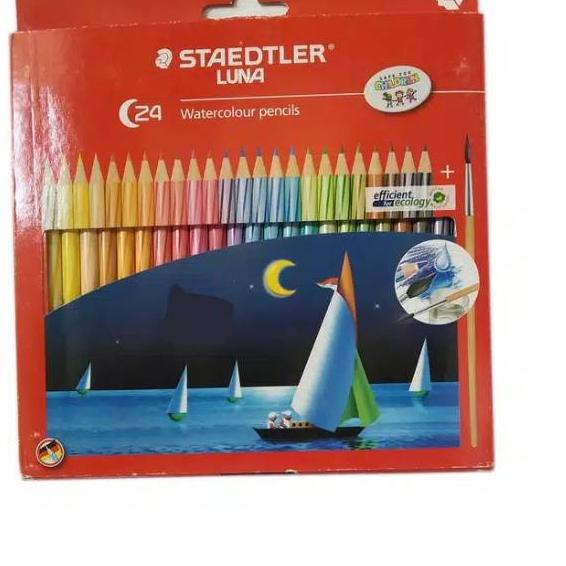 

Trend Staedtler Luna 24 Water Color Pencils / Pensil Warna Staedtler Luna Watercolour 24 Warna .. .. .. ..