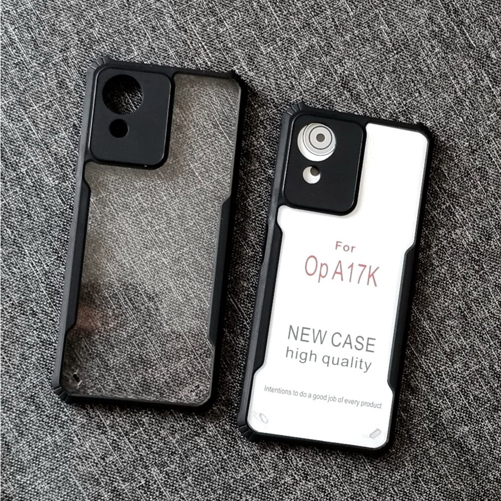 FUSION IPACKY XU.ND OPPO A17 A17K A16 A16E A16K A15 A15s Softcase Black-Hitam/Crack Armor Airbag Anti Fall/Hardcase Transparant-Transparent-Transparan Bening Clear CASING-Soft Case Samping/ipaky Hard TPU 4G 5G s Silicone E K S 4G 5G