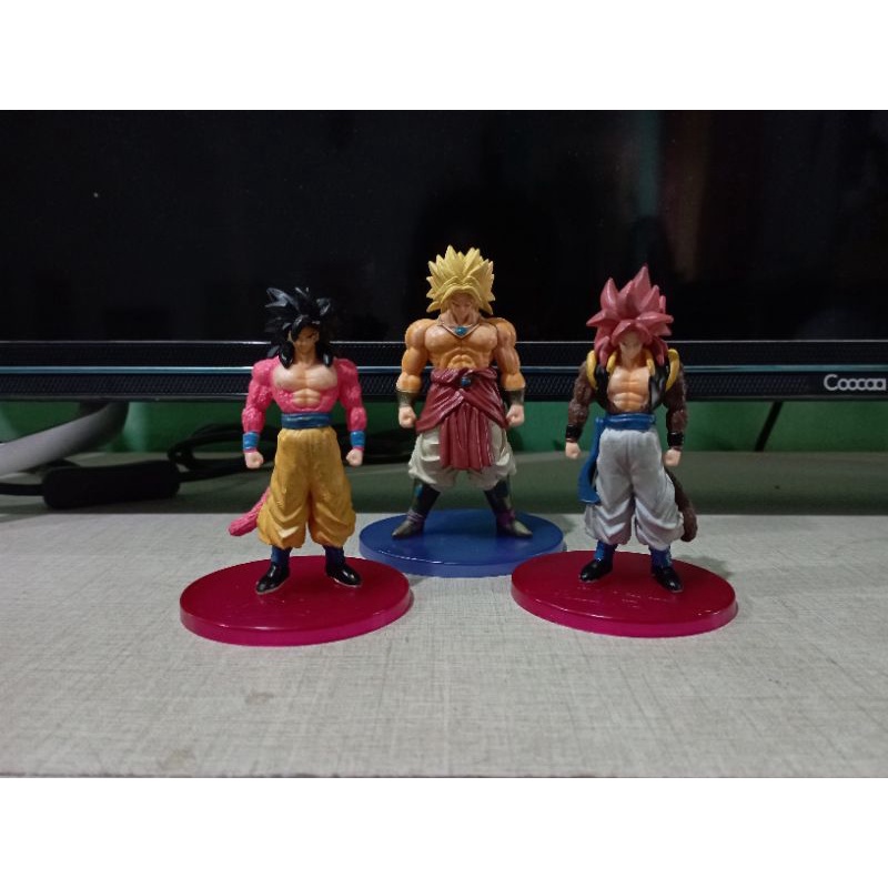 Dragon ball KWS set gogeta ssj4, goku ssj4, super broly