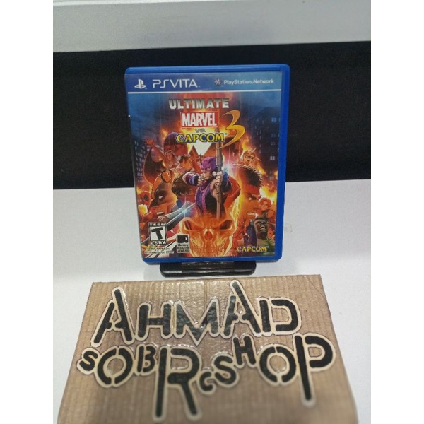kaset game ps vita ULTIMATE MARVEL VS  capcom  no psp ps1 ps2 ps3 ps4 ps5 xbox nintendo switch game