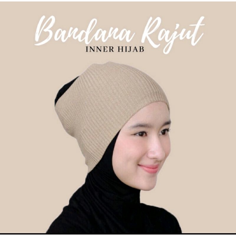 Ciput Rajut Bandana ciput bandana polos