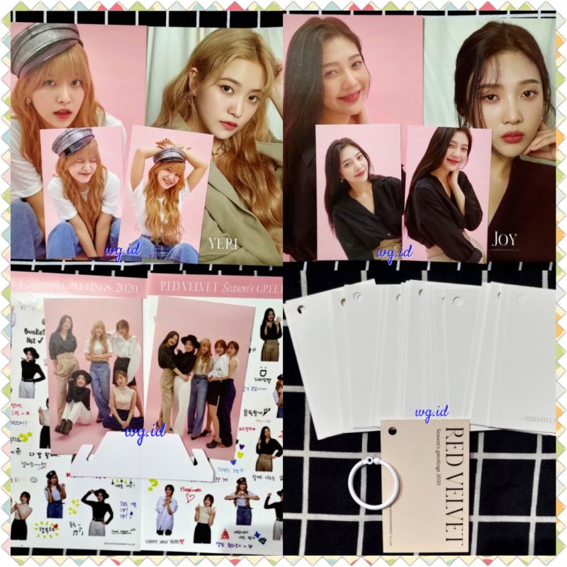 (SHARING) SEASON GREETING RED VELVET 2020 OFFICIAL