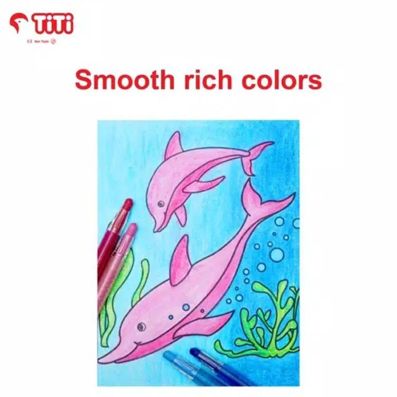 

COD - Crayon putar TITI 24 WARNA !!