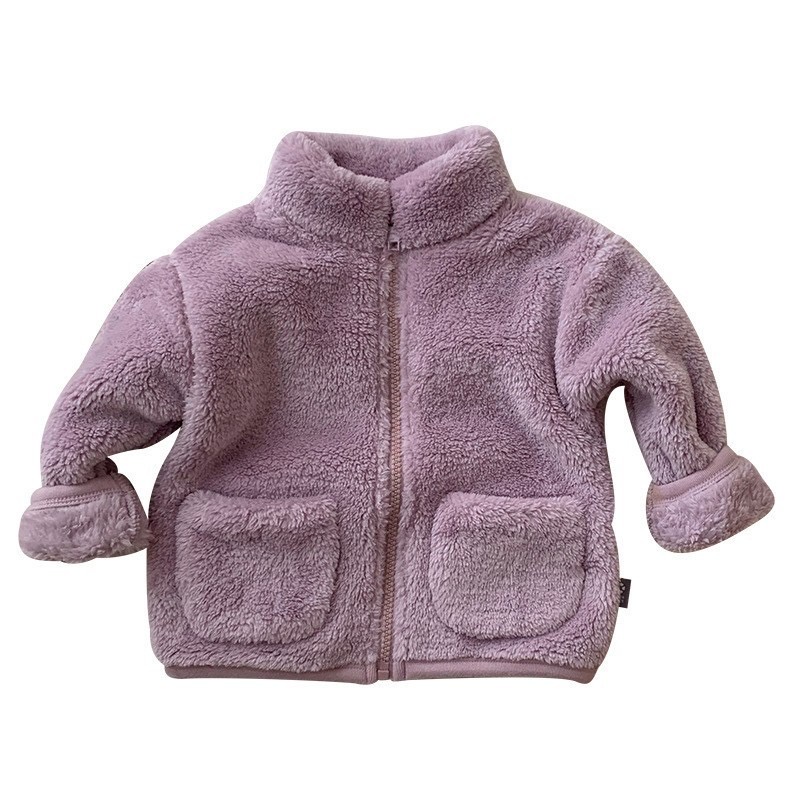 Jaket anak laki laki perempuan bulu sherpa distro original realpict