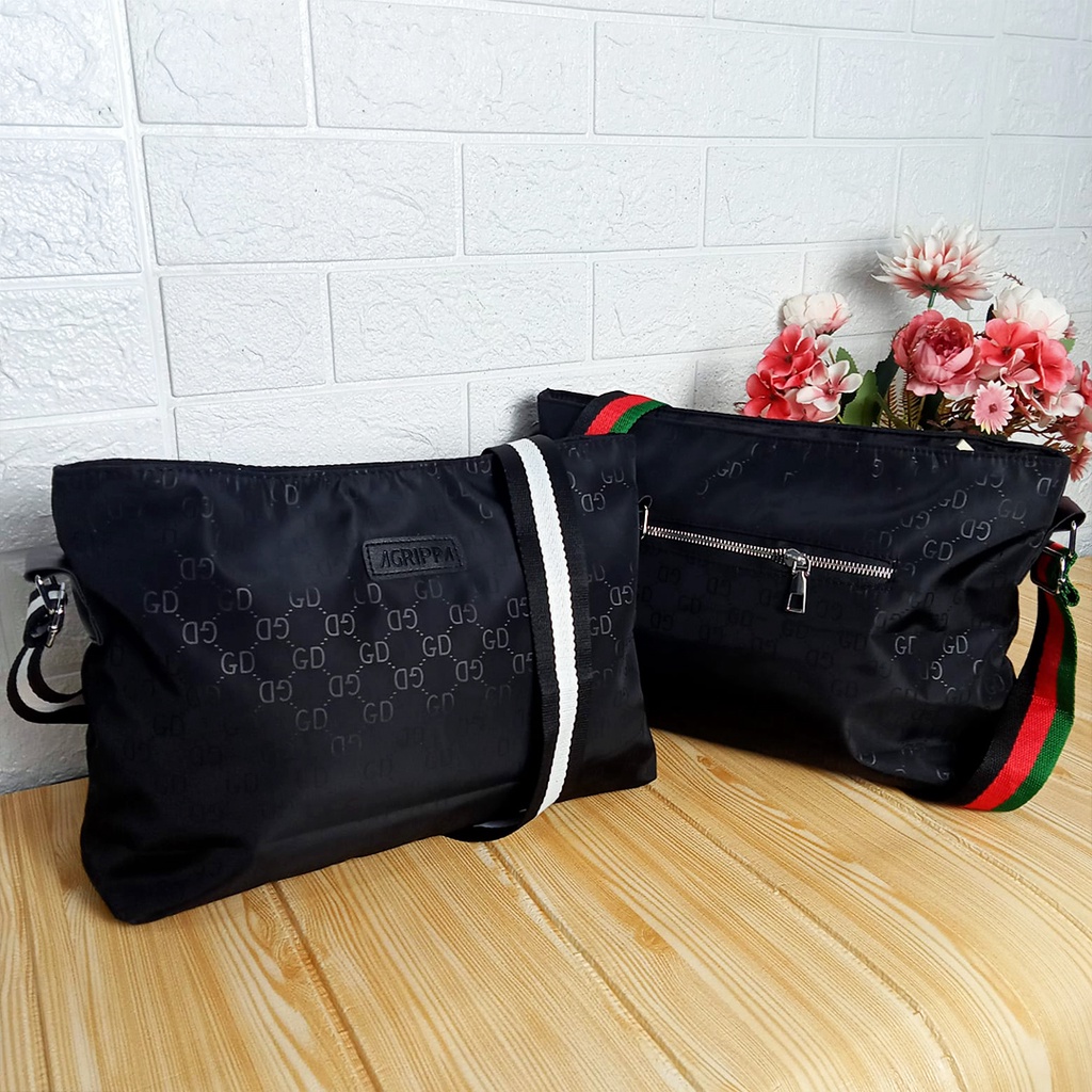 CYS Tas Selempang Wanita Tas Wanita Import Termurah Tas Selempang Bahu Cewek Tas Cewek Fashion Casual Tas Selempang Hitam T287