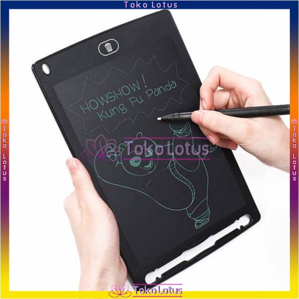 LCD Writing Tablet Portable Ukuran 8.5 Inch / 4.4 Inch Free Stylus Untuk Menggambar / Catatan Anak-Anak Maupun Dewasa