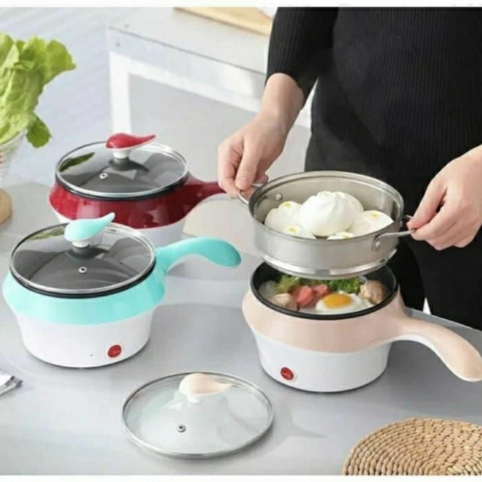 panci listrik Panci Multifungsi / panci elektrik(F2V9) Panci Listrik multifungsi 3 in 1 Panci Listri