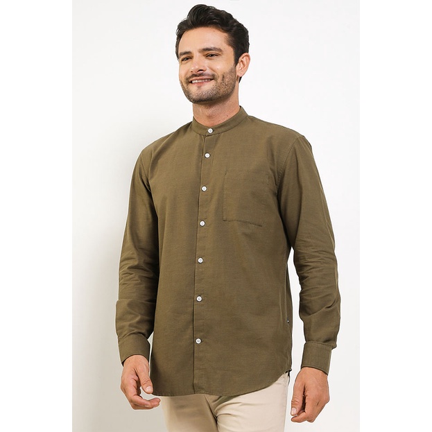 Kemeja Koko Pria Regular Andrew Smith A0071J06E