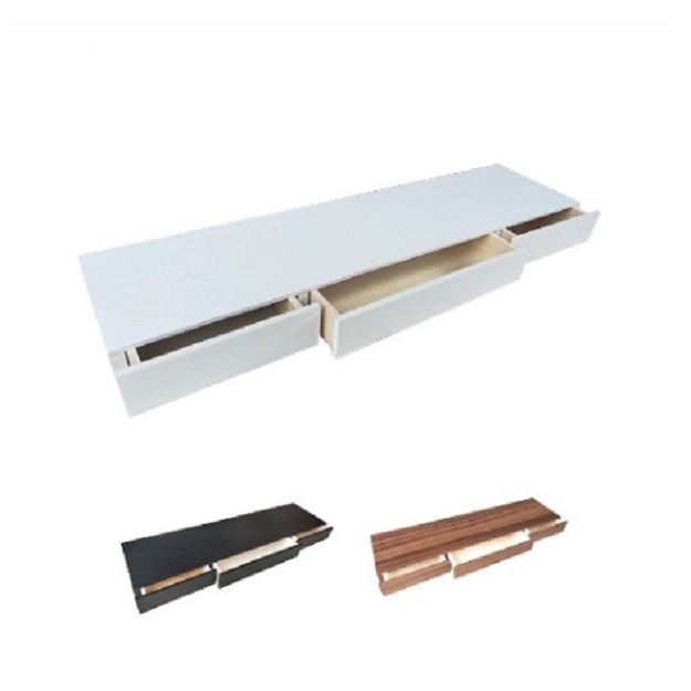 RAK LACI MINIMALIS AMBALAN DINDING TEMPEL SERBAGUNA LACI 3 80 CM