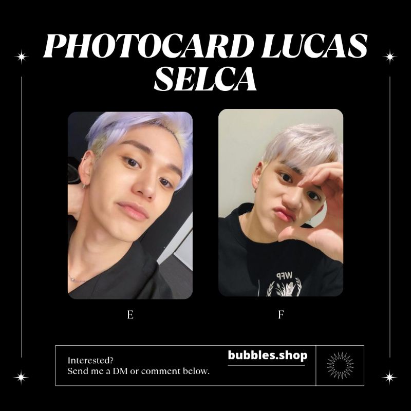 PHOTOCARD UNOFFICIAL LUCAS WAYV SELCA