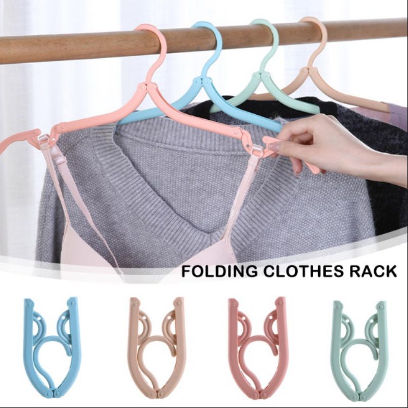 Hanger Baju Portable Gantungan Baju Serbaguna Gantungan Baju Portable 2in1