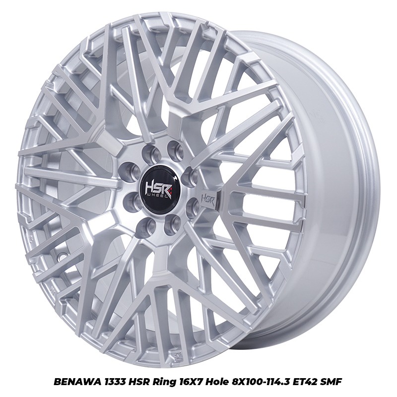 Velg Mobil HSR Ring 16x7, Lubang 8x100-114,3 BENAWA HSR