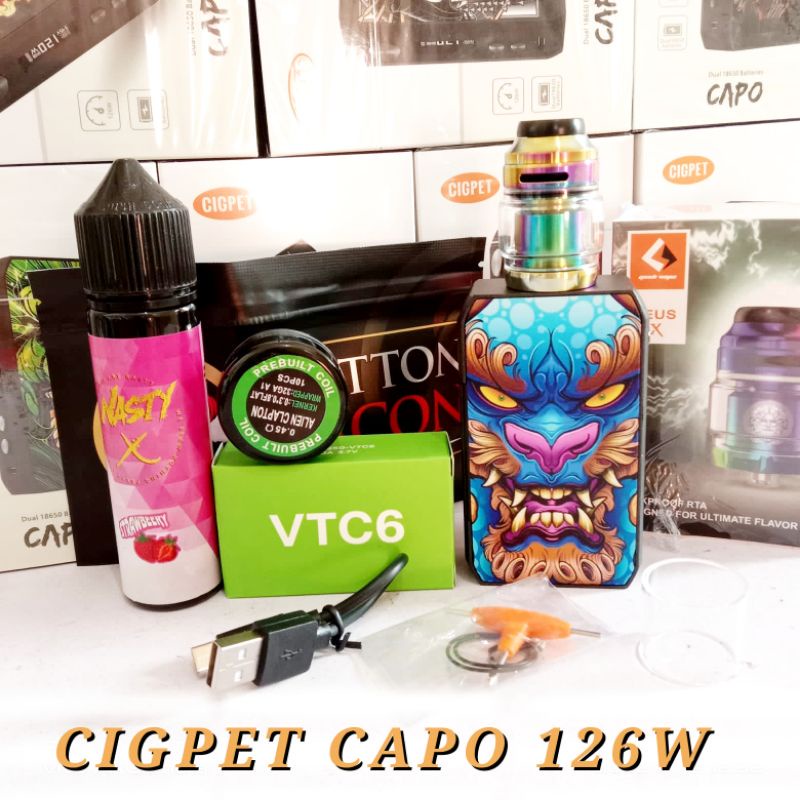 Terbaru Elektronik terbaru FAAVEEE  CAPO CIGPET 126WATT LENGKAP ZZEEUS SUSET