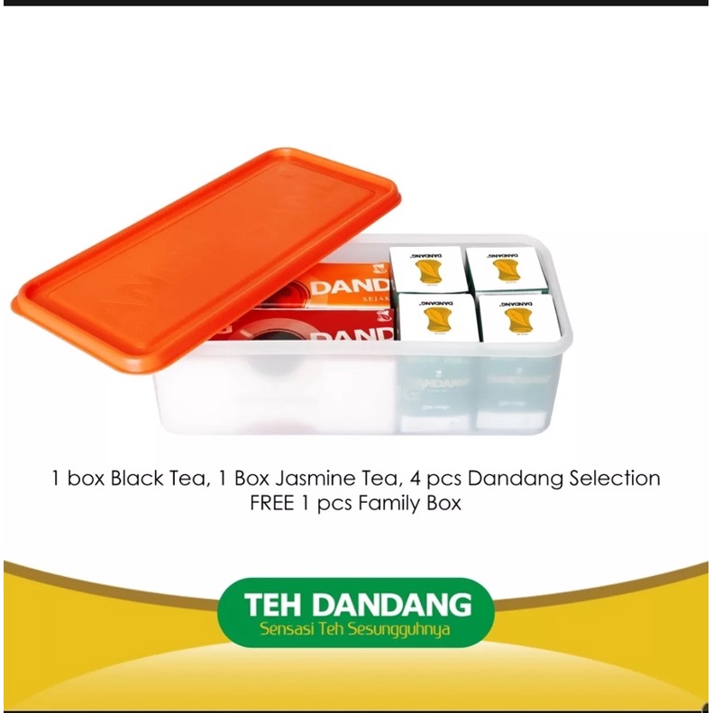 

Teh dandang Family Mix (Black Tea-Jasmine Tea-Dandang Selection)