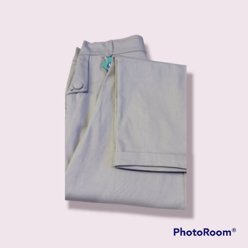 CELANA PANJANG WANITA KANTOR BAHAN KATUN TWILL COMBED PREMIUM//BAGGYPANTS WANITA TWILL PREMIUM