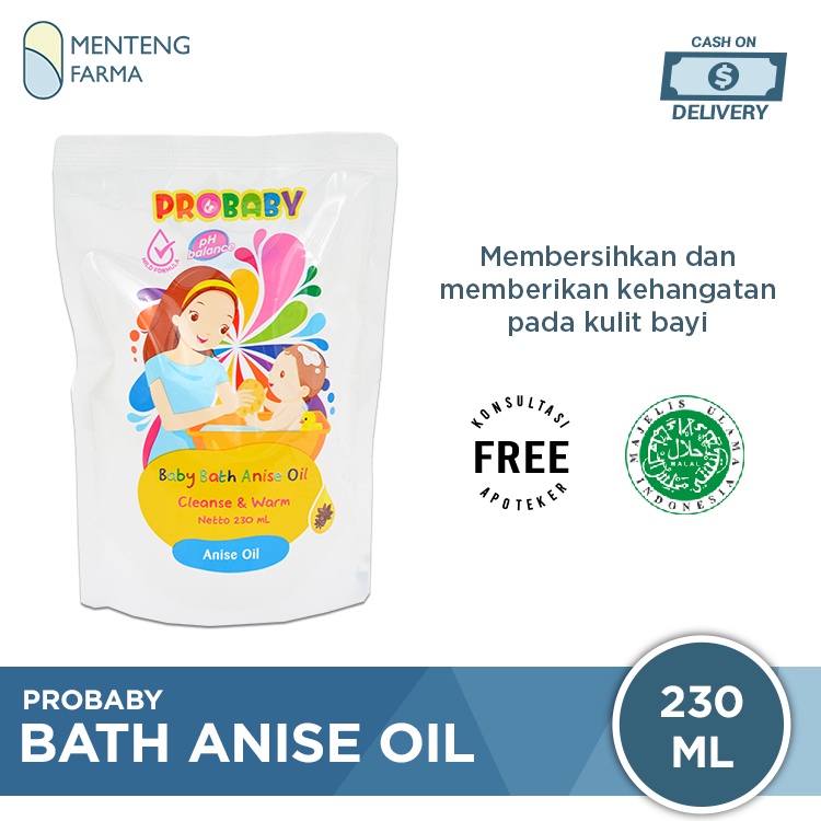 Probaby Bath Anise Oil 230 mL - Sabun Mandi Bayi