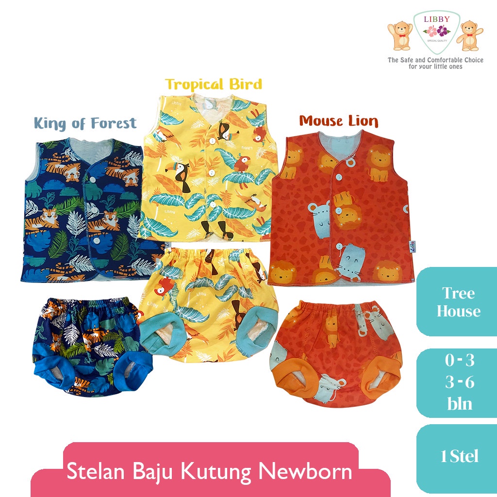 Setelan Anak Libby Baju Kutung NB 1stel