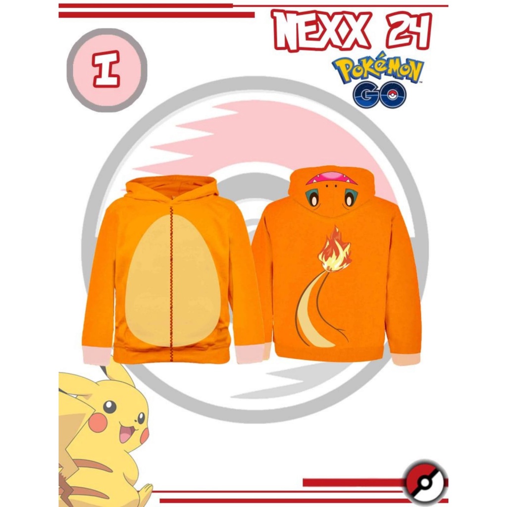 Jaket Pokemon Anak Laki-laki Junior Wardrobe JW-277