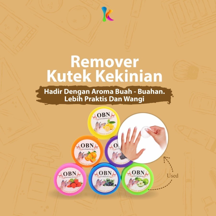 LS Tisu Pembersih Kutek Cat Kuku Gel Aroma Buah NAIL POLISH REMOVAL