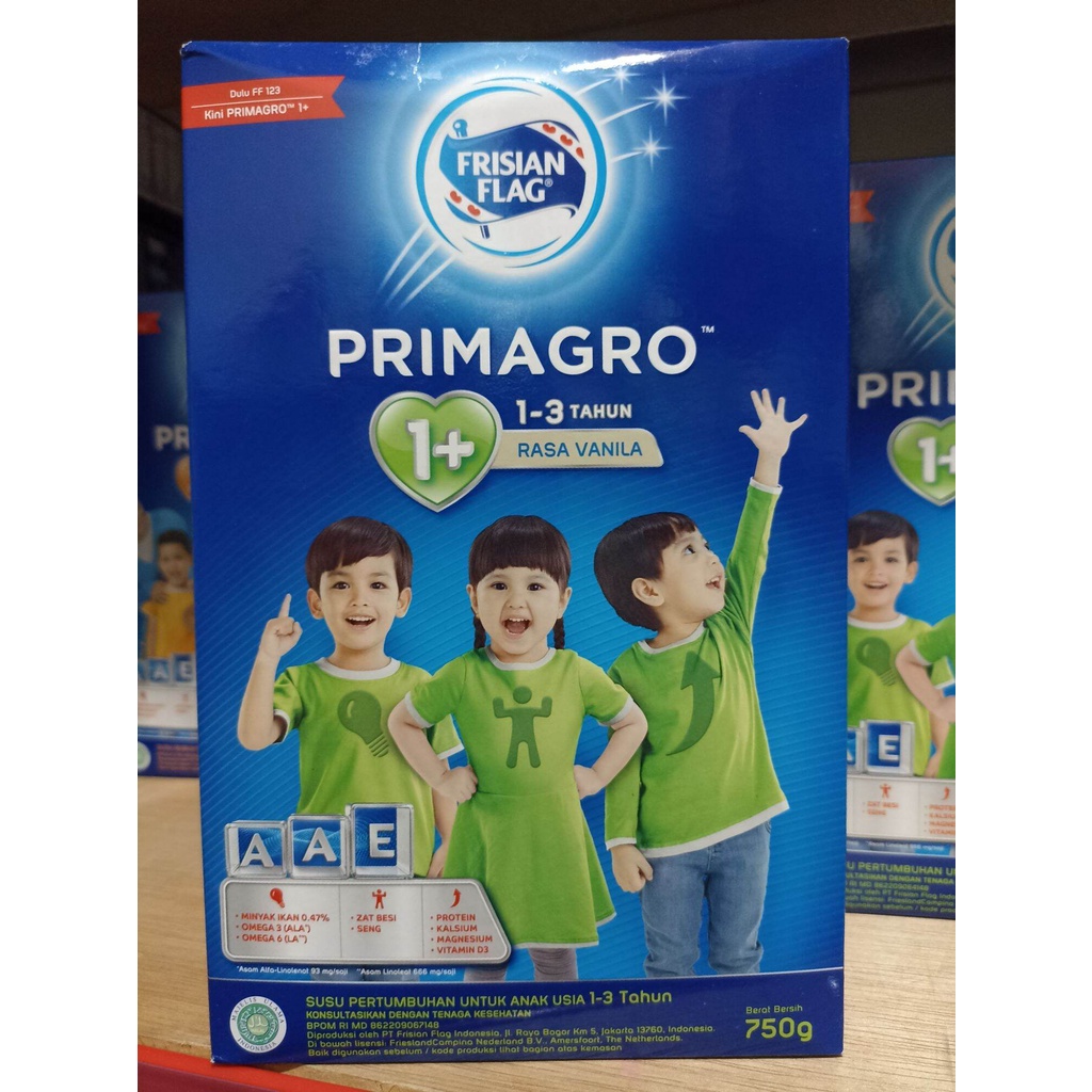 

FRISIAN FLAG PRIMAGRO 1+ Susu Bubuk Pertumbuhan Vanila Box 750gr