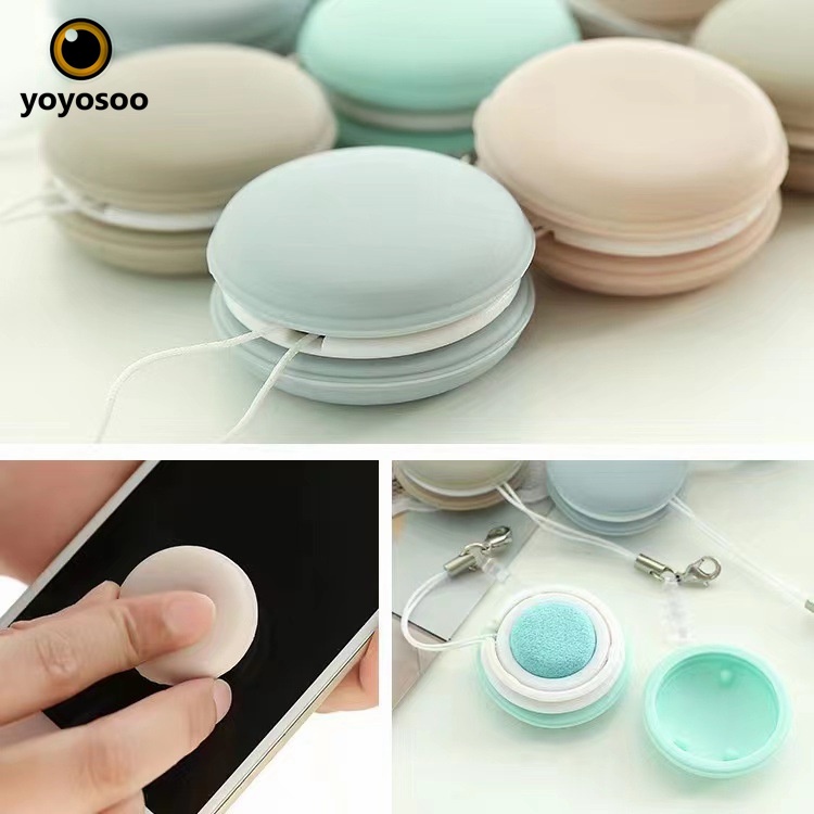 Cleaning Brush Ponsel Bentuk Macaron Pembersih Layar Ponsel - YOYOSOO