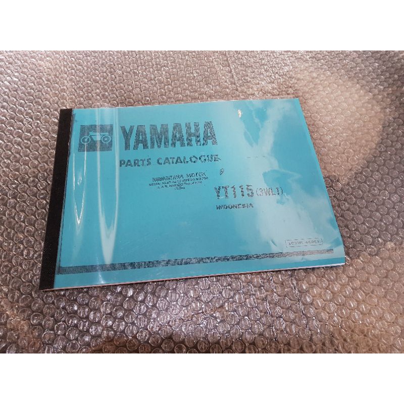 Buku part katalog katalogue catalogue catalog copian yamaha Yt115 yt 115
