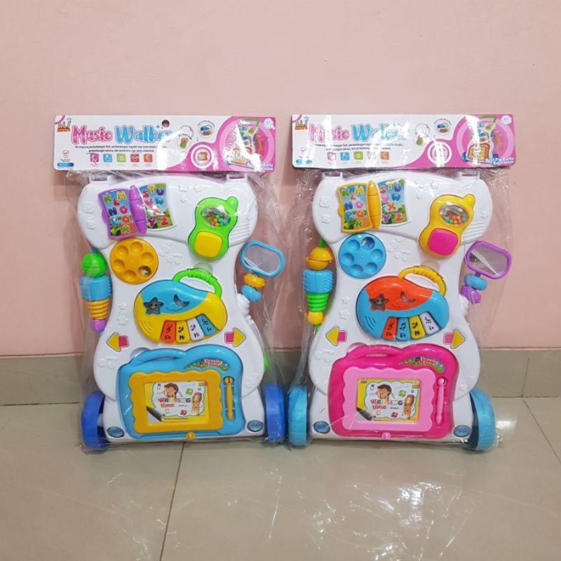 Mainan Baby Push Walker Edukasi - Alat Belajar Jalan Anak Bayi Edukatif