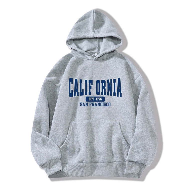 CALIFORNIA Est.1776 Sweater Hoodie Trendy II CALIFORNIA Est.1776  Jumper Hoodie II Sweter Oblong Topi Sz M - XL ( Pria &amp; Wanita / Anak &amp; Dewasa )