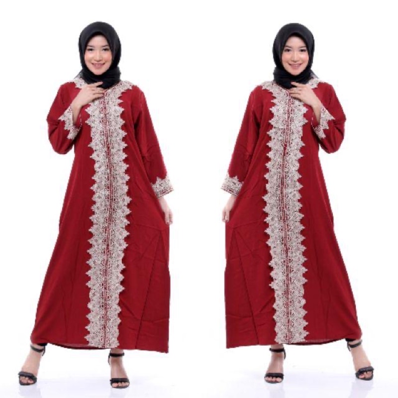 DASTER ARABIA JLAMPRANG | SANTUNG SUPER | RESLETING DEPAN BUSUI | MUSLIMAH LENGAN PANJANG