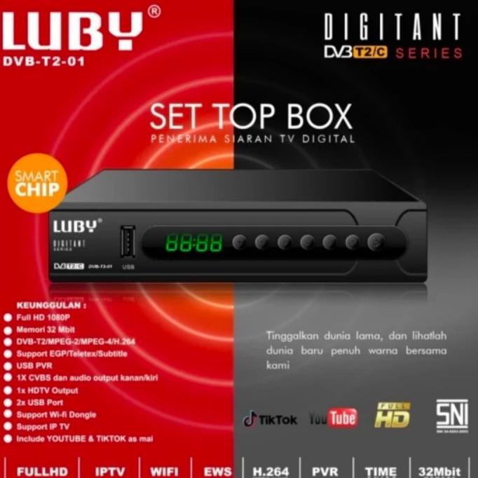 Set Top Box Luby DVB-T2-01