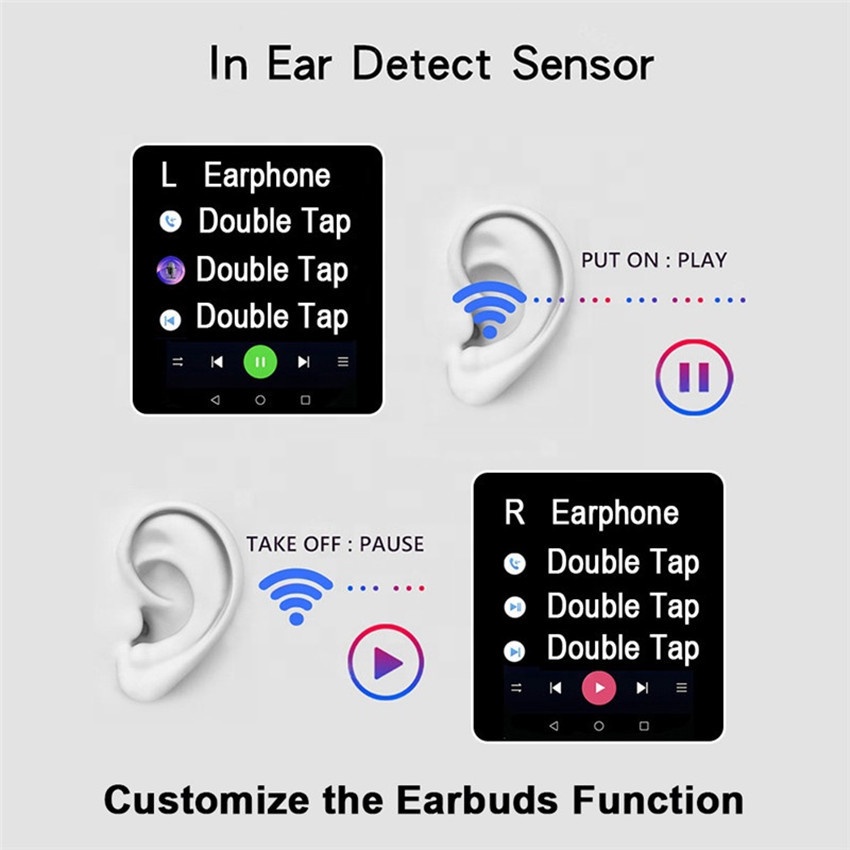 (COD) airPods Pro Gen 3 Wireless Original Manufactured Premium Support pressure sensing touch The earphone handle is shorter than AirPods Pro