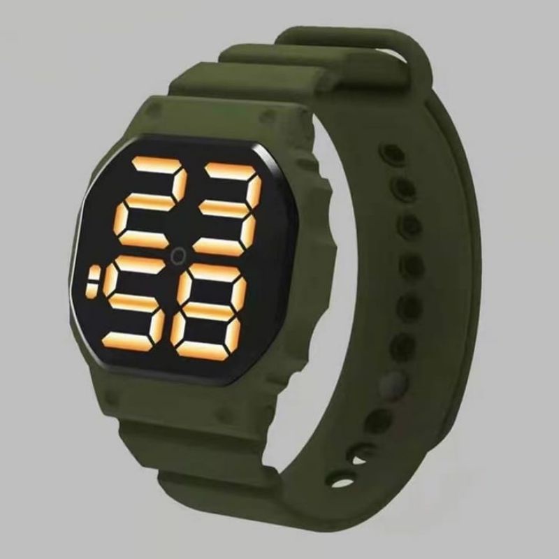 Terviral Jam Tangan Led Men Women Kasual Cantik Terlaris Bisa COD Free Box