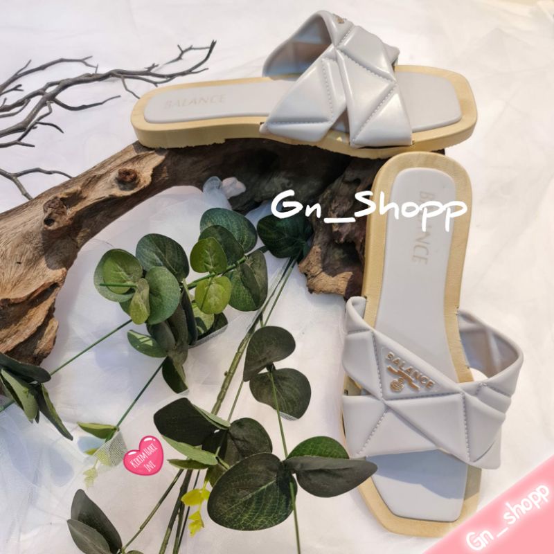 Sandal Wanita Teplek 1cm Model TALI X Terlaris BLC 2225