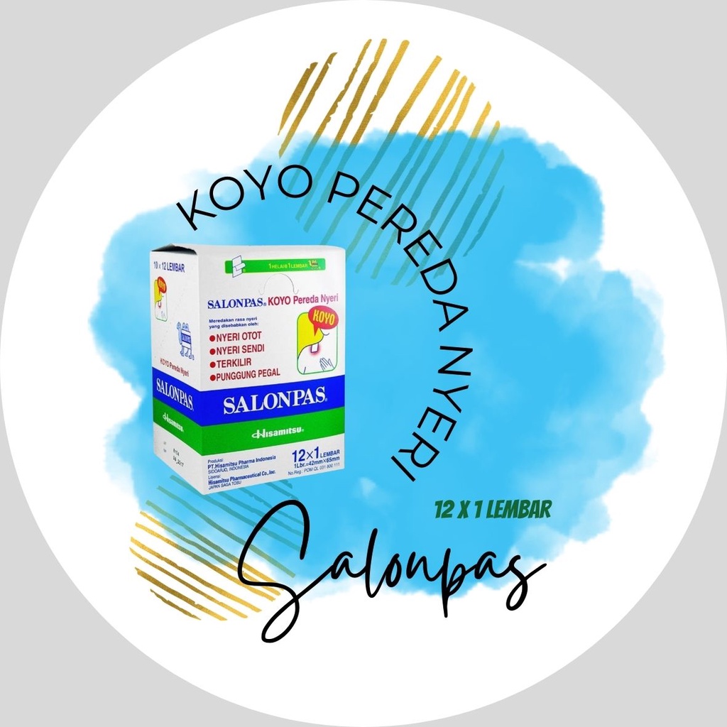 Salonpas Pereda Nyeri Koyo [10 x 12 lembar/ Box]