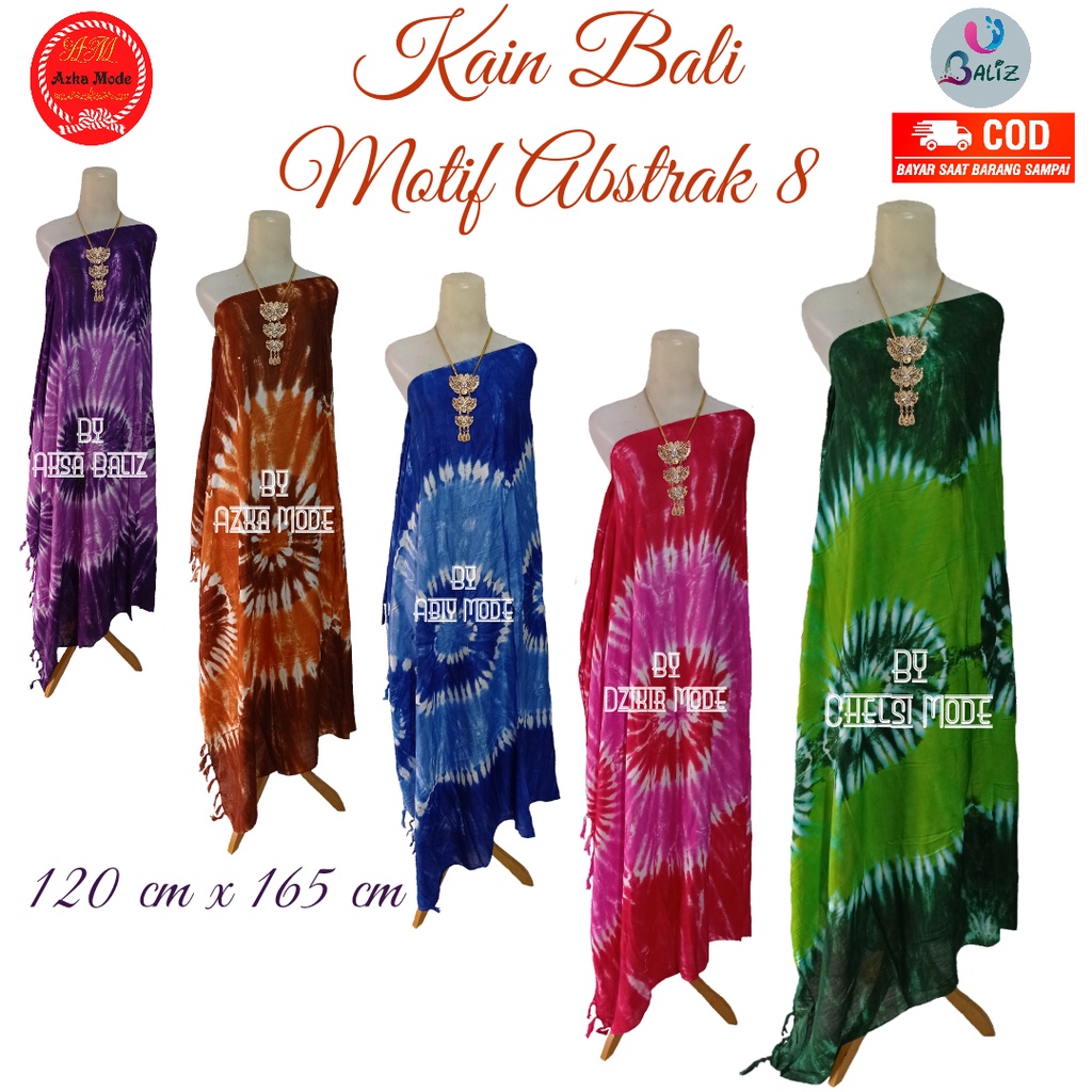 Kain Pantai Kain Bali Pantai - Kain Bali Motif New Abstrak 8 Standar - Sarung Pantai SEMBILAN MODE - Sarung Bali - Kain Pantai - Kain Katun Jepang - Kain Untuk Hiasan Dinding - Kain Untuk Plafon Mobil Truk Dan Mobil 3/4 Lainnya