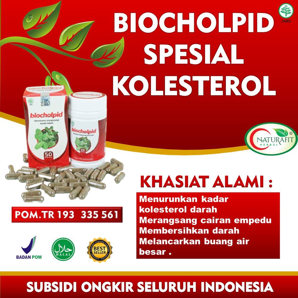 

BPOM biocholpid Obat Herbal Membantu Mengurangi Lemak Dalam Darah Obat Kolesterol Herbal Penurun Kolestrol Herbal Ampuh
