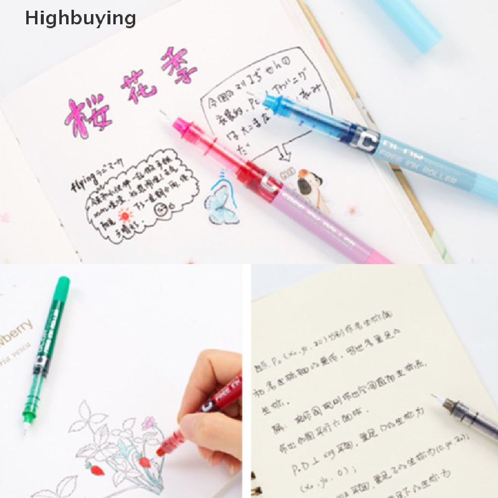 Hbid Type Gel Pulpen Lurus Cair Color Pen Water Stationery Kantor Glory