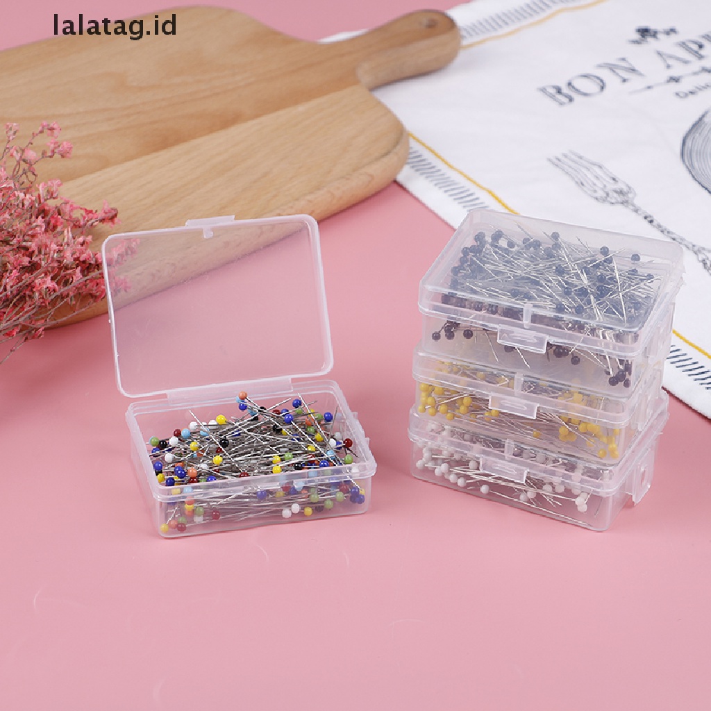 [lalatag] 250pcs/lot Jahit Lurus Dressmaking Pins Pearl Head Straight Quilg Pins [ID]