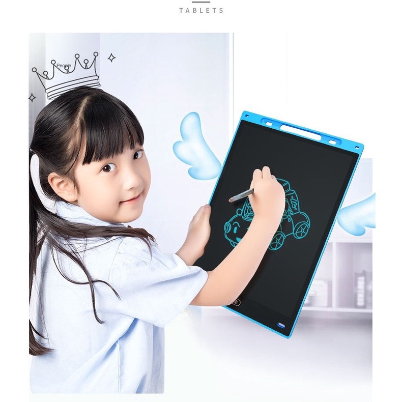 LCD Drawing Writing Tablet Mainan Papan Tulis Hapus Board Digital Pad Edukasi Pen Gambar HM010 - ACS