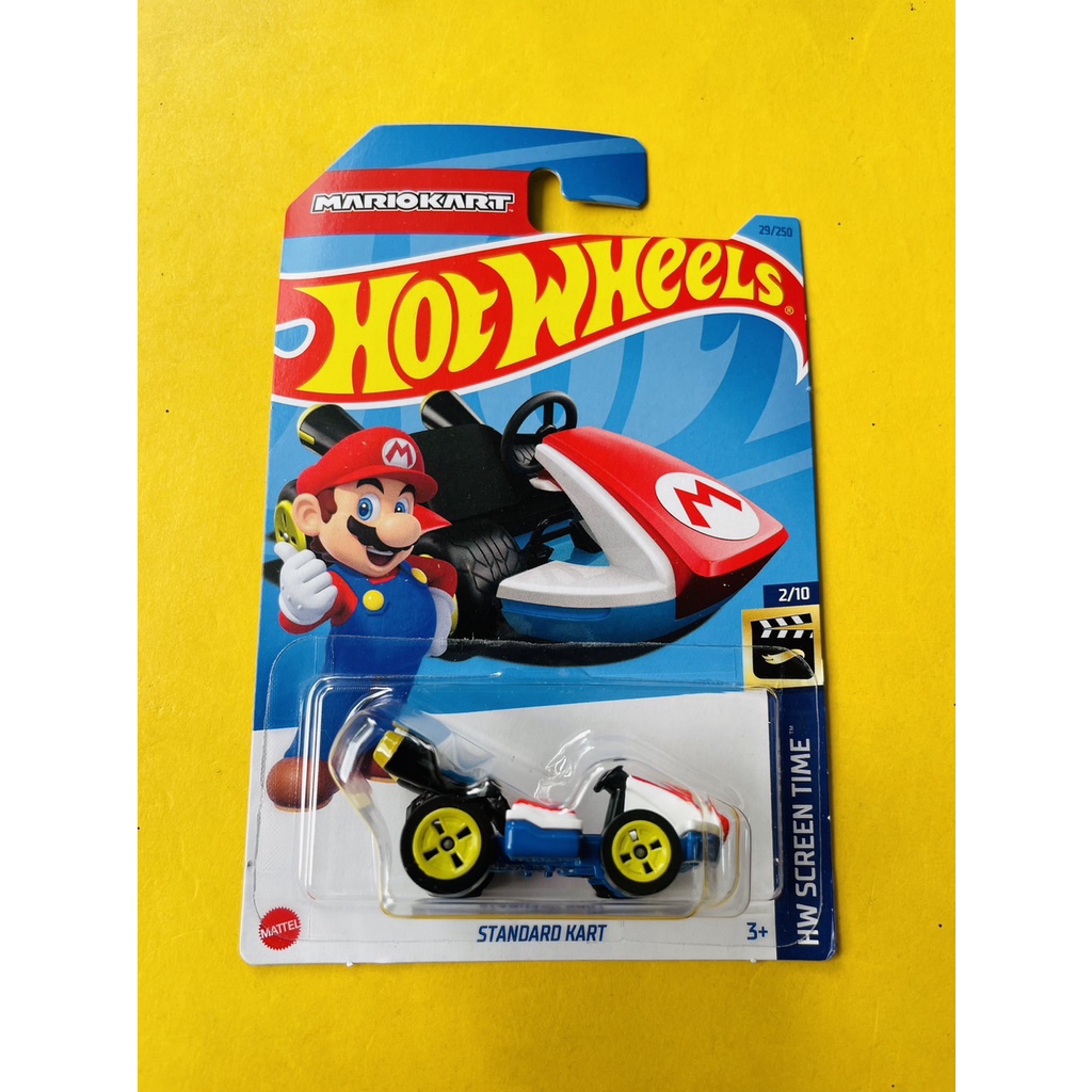 HOTWHEELS HOT WHEELS STANDART KART MARIO BROS MARIOKART HW SCREEN TIME LOT C 2023 DIECAST MINIATUR M