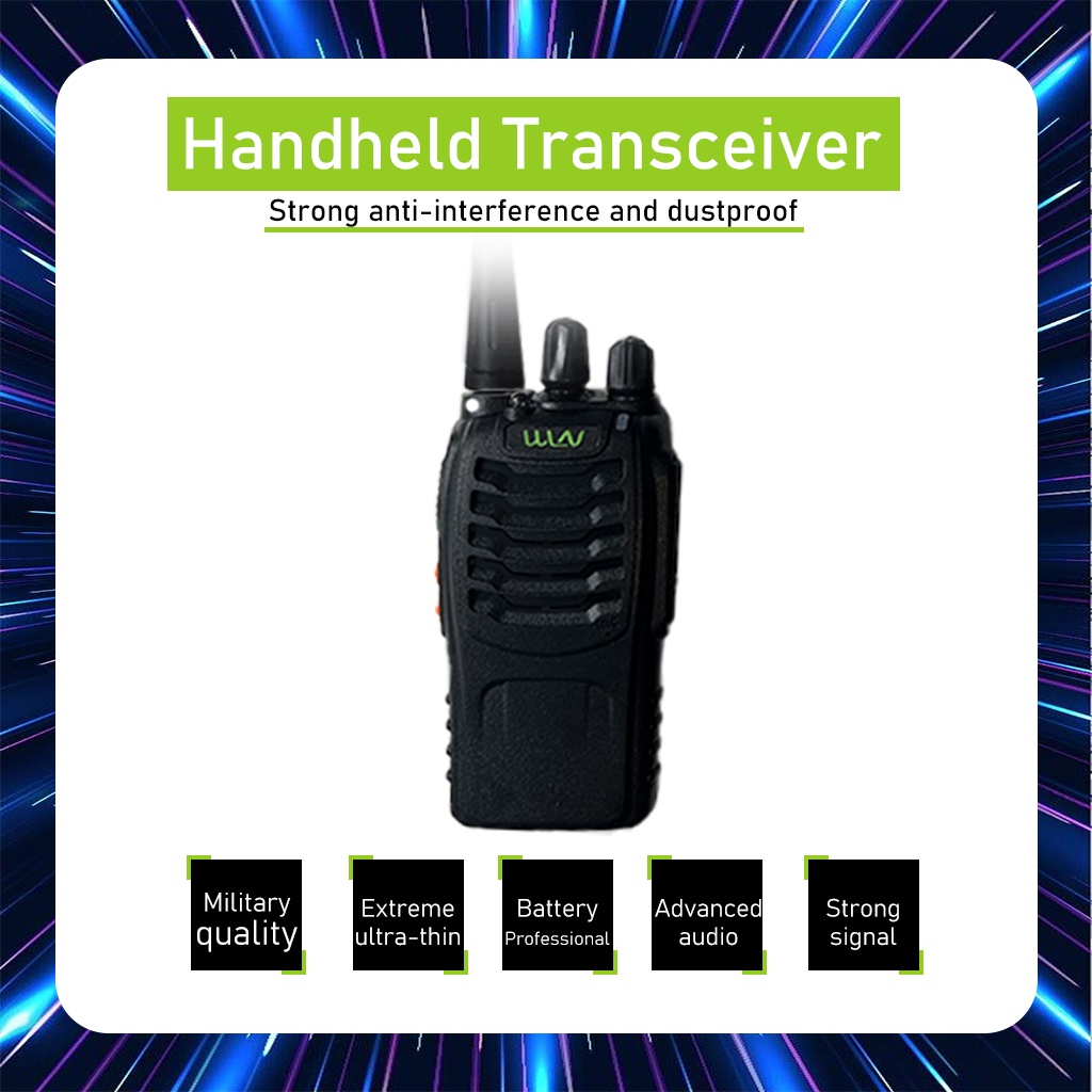 Handy Talky WLN-888S Radio Komunikasi Uhf Walky Talky 2 units Walkie talkie