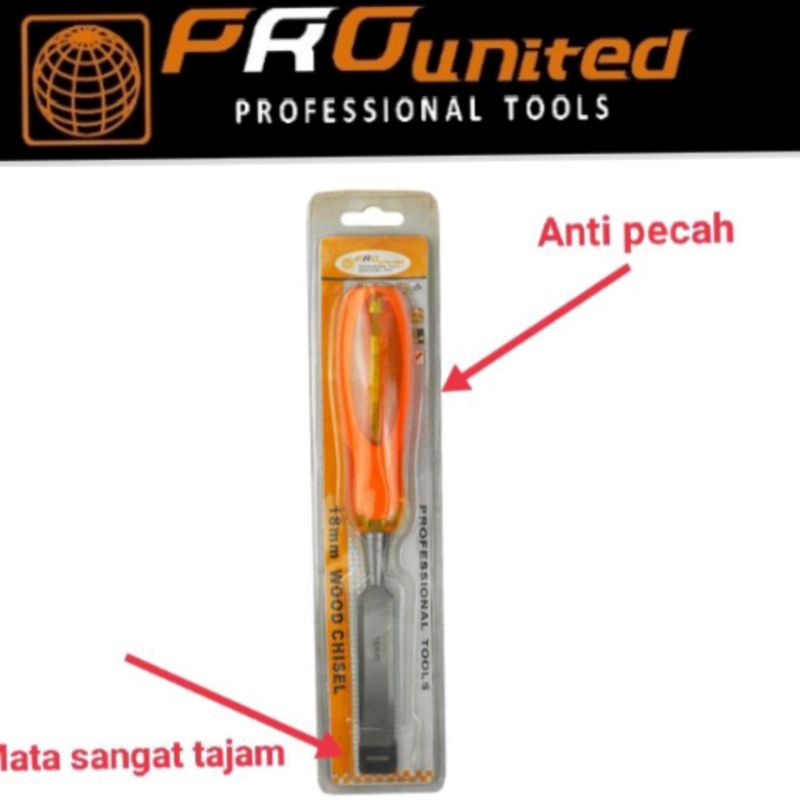 PAHAT / TATAH KAYU HANDLE ANTI PECAH PRO UNITED