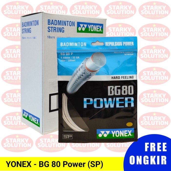 Sera Senar Bulutangkis Yonex Bg80 Bg 80 Power Sp Original