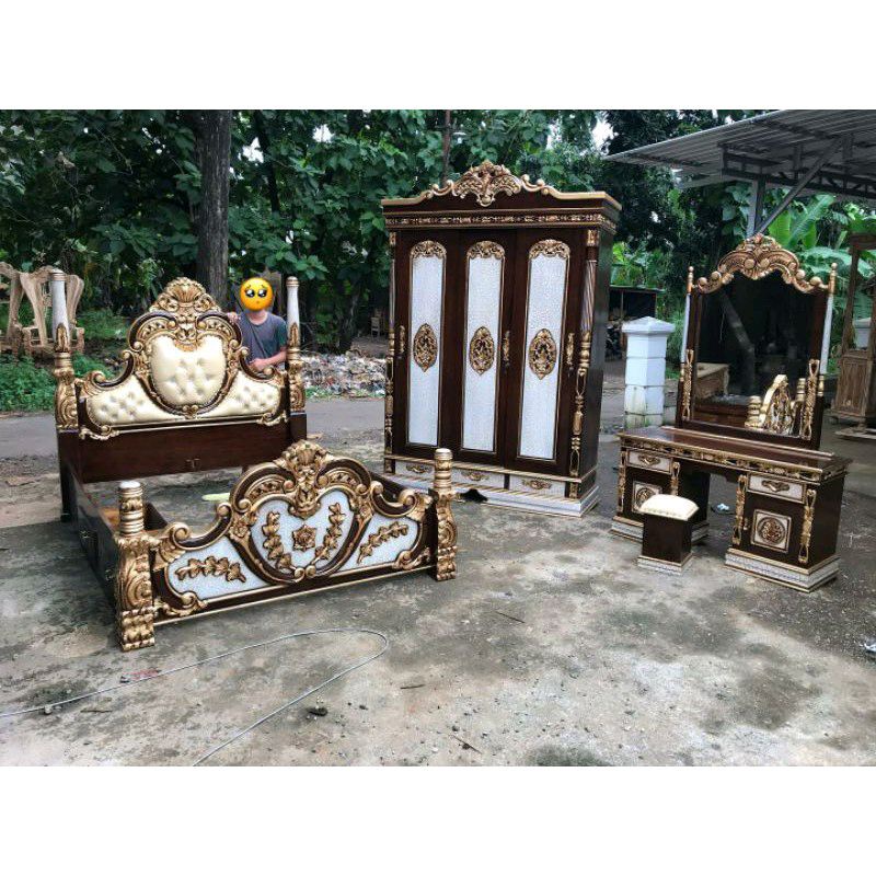 Set kamar cinta kayu jati