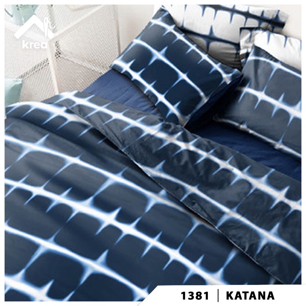 SET SPREI AESTHETIC BAHAN KATUN CVC ANTI GESER SARBAN + SARGUL MOTIF